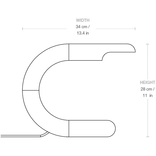 Aspide Table Dimensions