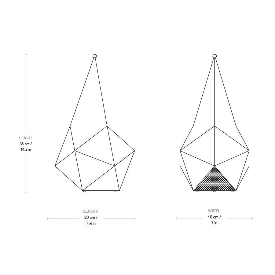 Bagdad Portable Table Dimensions
