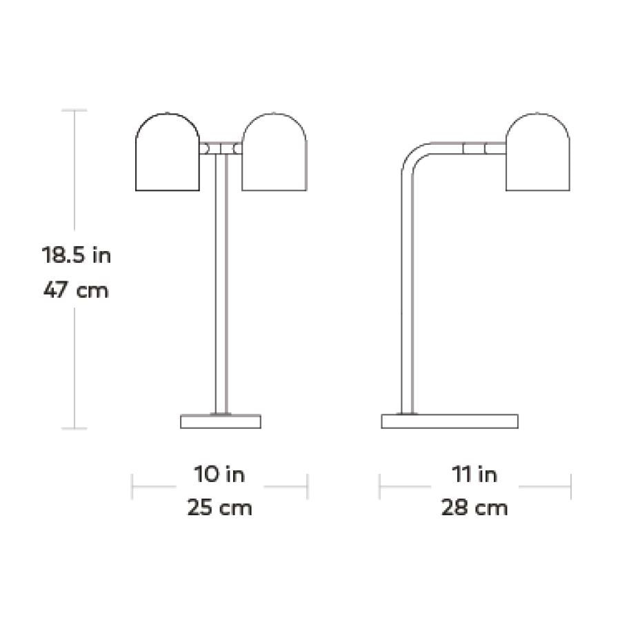 Tandem Table Dimensions