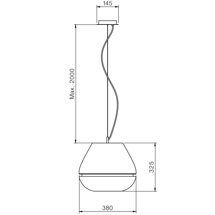 3x3x3 T1 Metal Suspension Dimensions