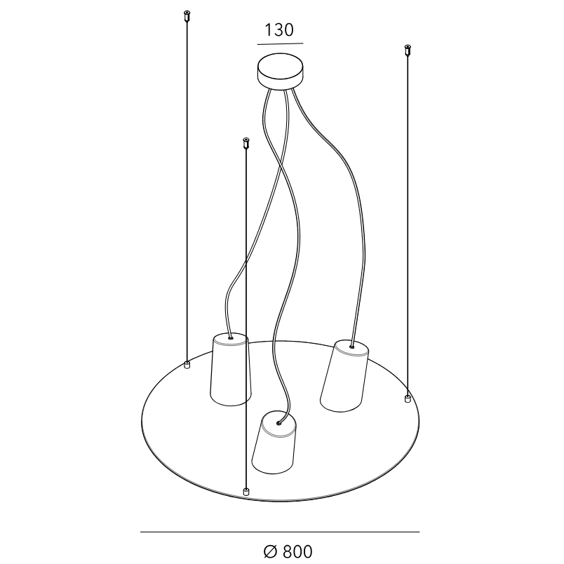 Handmade Suspension Dimensions