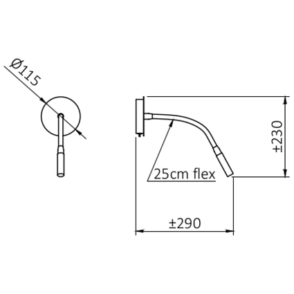 Let Me Read LMR 01 Wall Dimensions