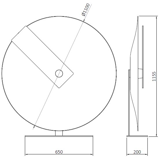 Meridiana Floor Dimensions