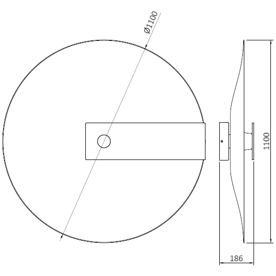 Meridiana Wall Dimensions