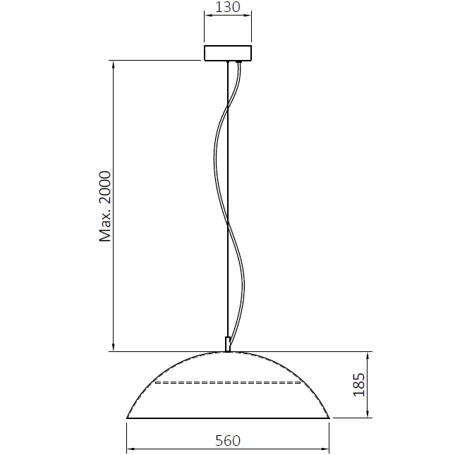 Ond'a Suspension Dimensions