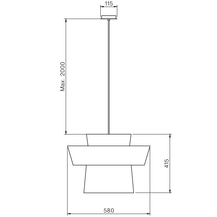 Tenue De Soiree TS70 Suspension Dimensions