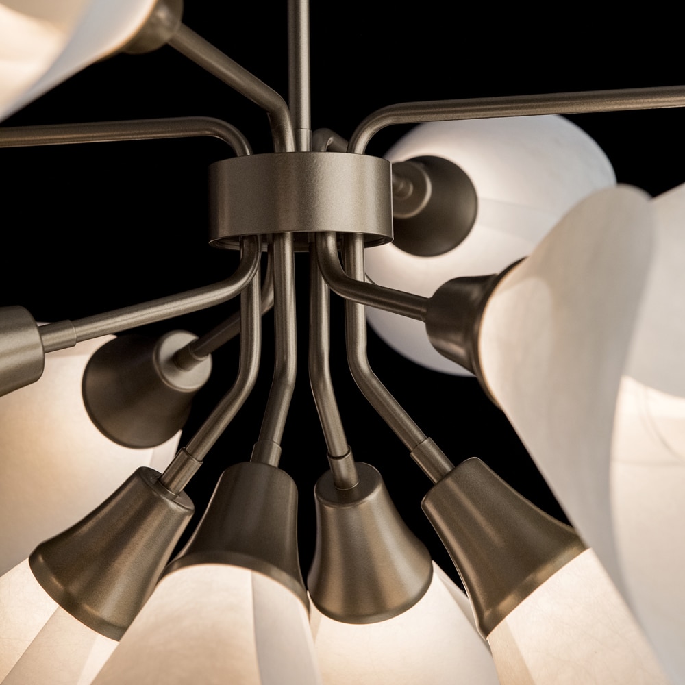 Mobius 12-Light Pendant Suspension - Hubbardton Forge | Pendant Lights -  USA \u0026 Canada, image size:1000x1000