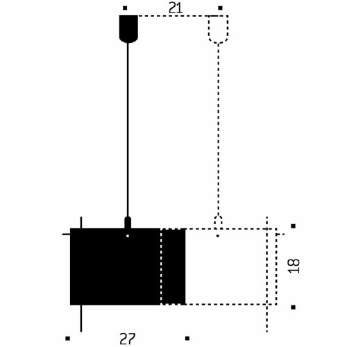 24 Karat Blau M Suspension Dimensions