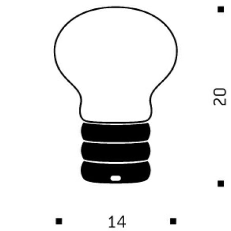 b.bulb Portable Table Dimensions