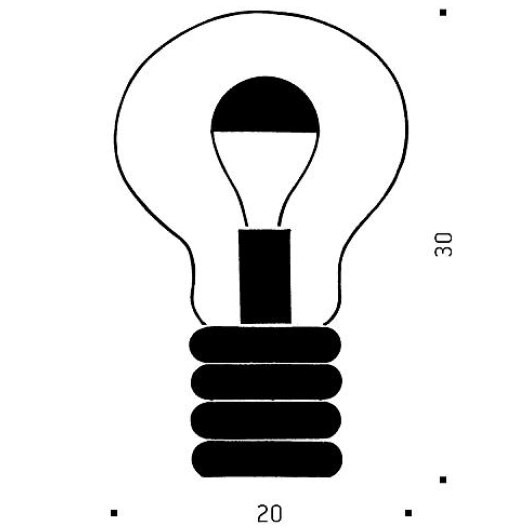 Bulb Table Dimensions