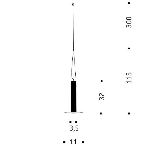 Fly Candle Fly! Candleholder/Suspension Dimensions