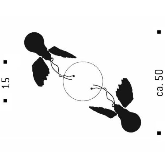 Lucellino Doppio Ceiling/Wall Dimensions