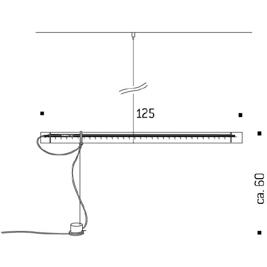 Tubular Balance Suspension/Table Dimensions