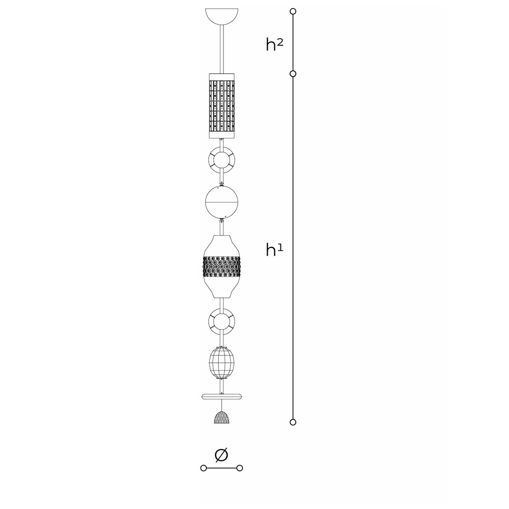 Odette Odile 2360/Comp. I Suspension Dimensions