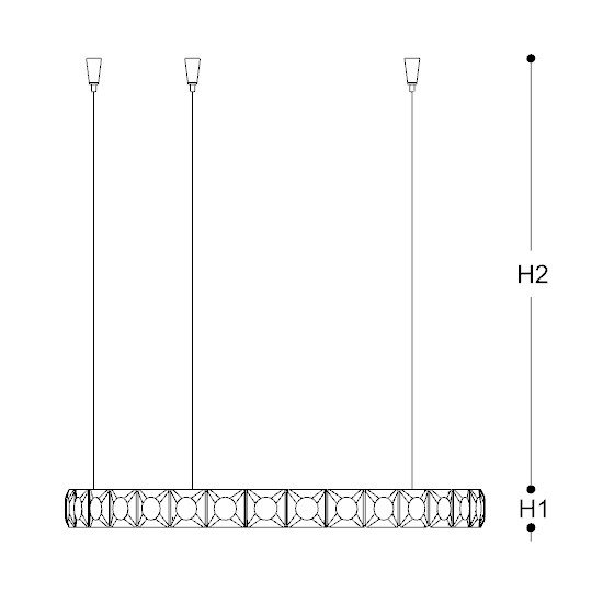 2391 Aura Suspension Dimensions