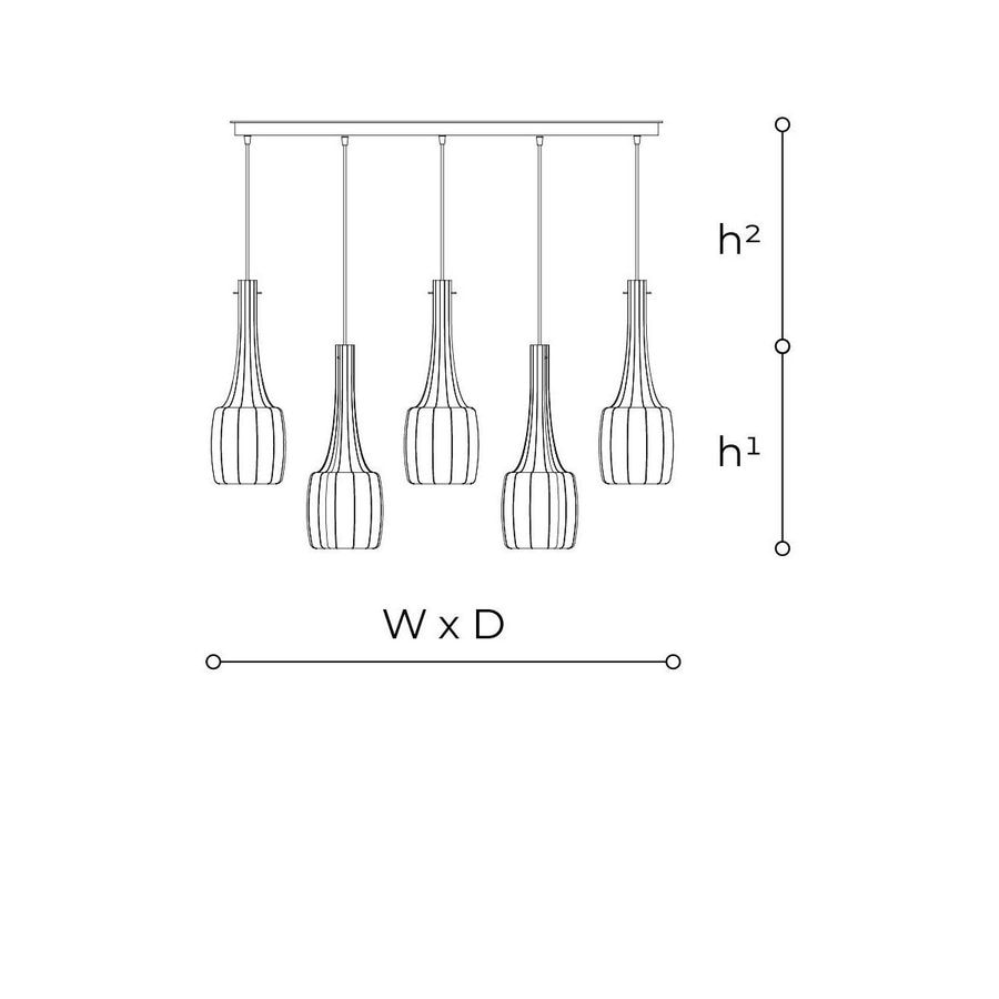 4010 Bossanova Linear Suspension Dimensions