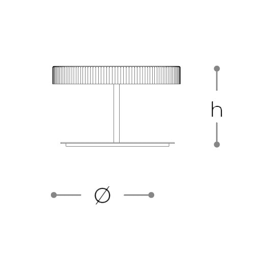 8140 Gilda Table Dimensions