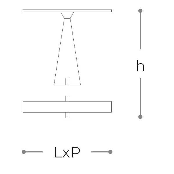 8144 Traccia Table Dimensions