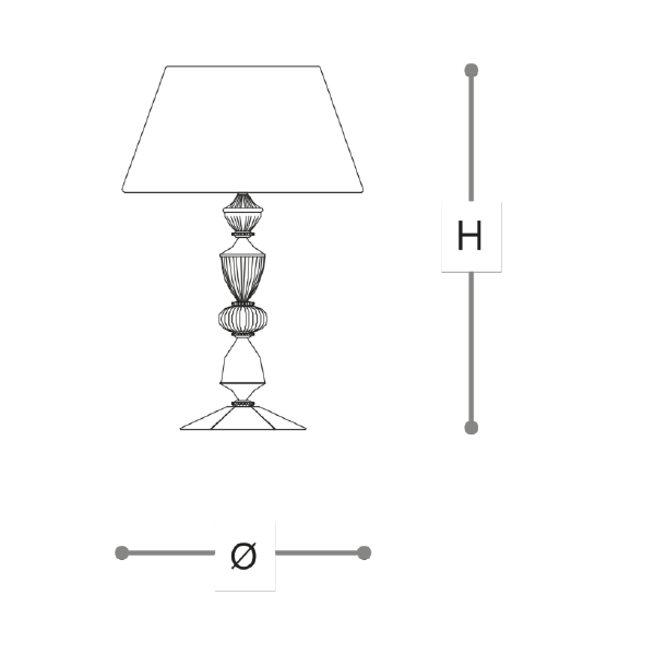 Amelie 8162 Table Dimensions