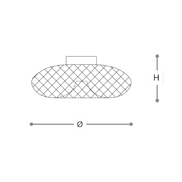 Cicla Wall/Ceiling Dimensions