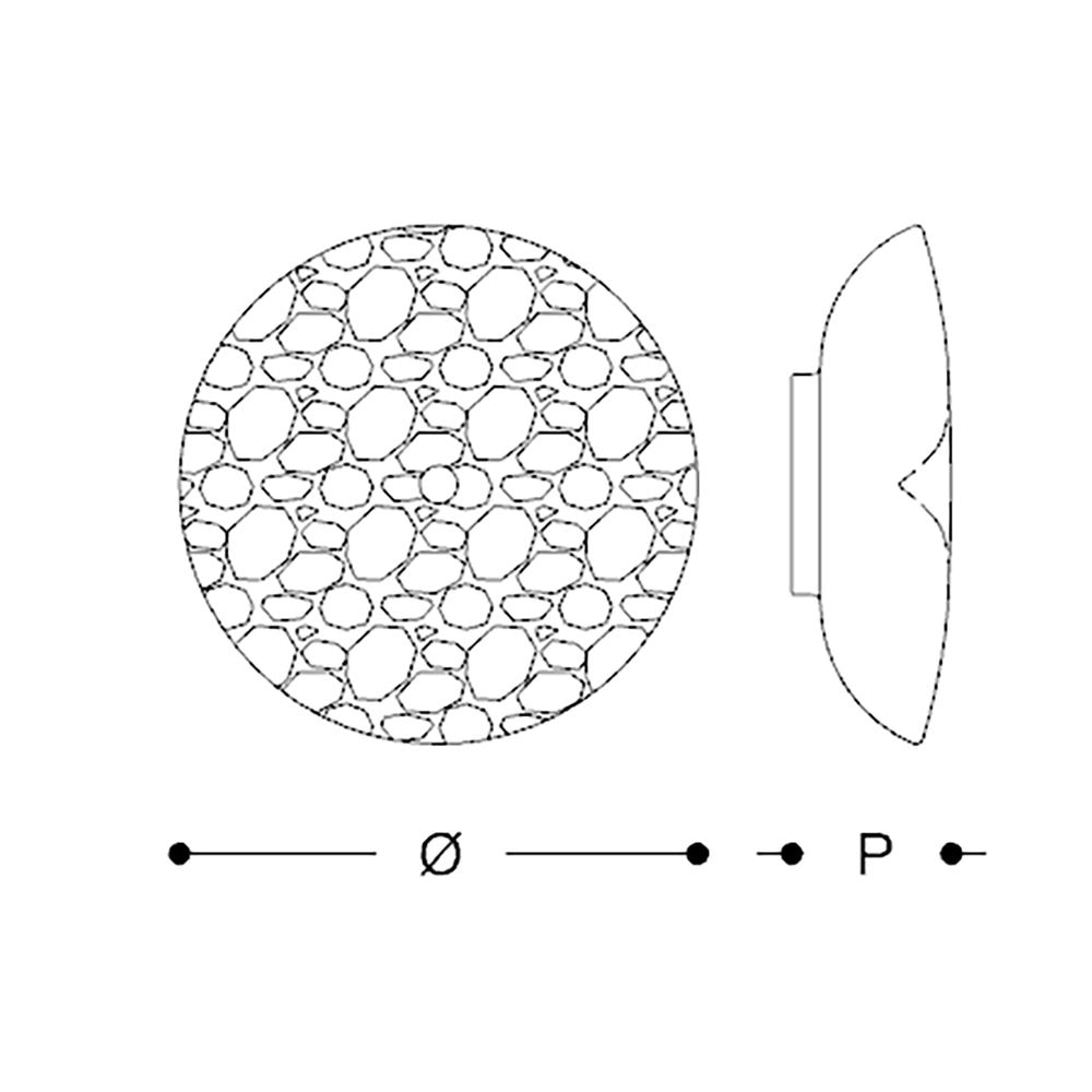 Crater Wall Dimensions
