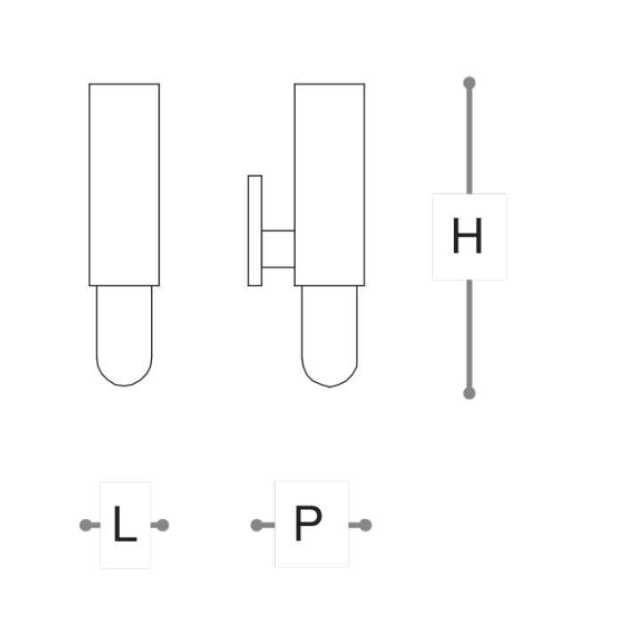 Lucrezia 4027/AP Wall Dimensions