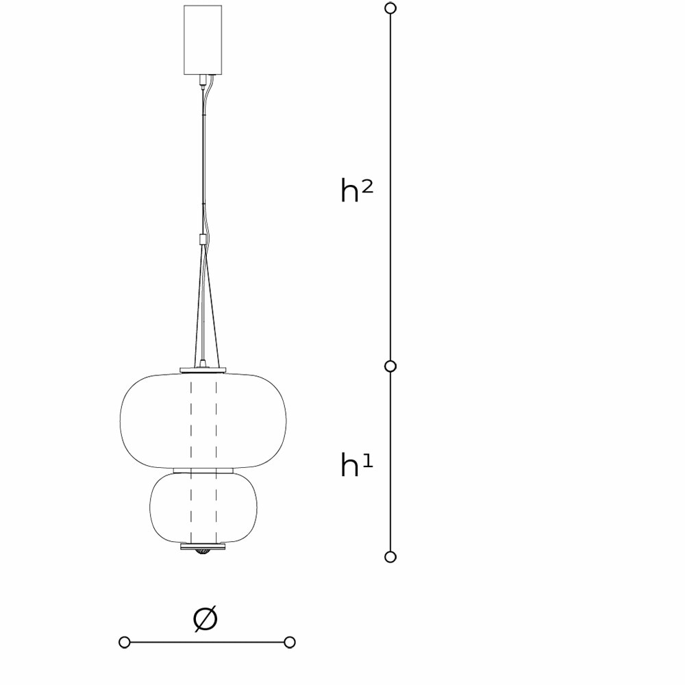 Nube Suspension Dimensions