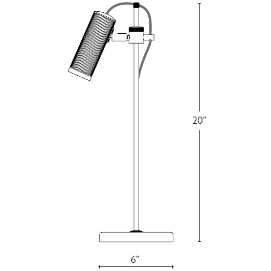 Spot Desk Light Table Dimensions