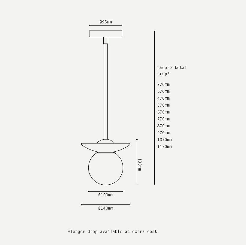Orbit Suspension Dimensions