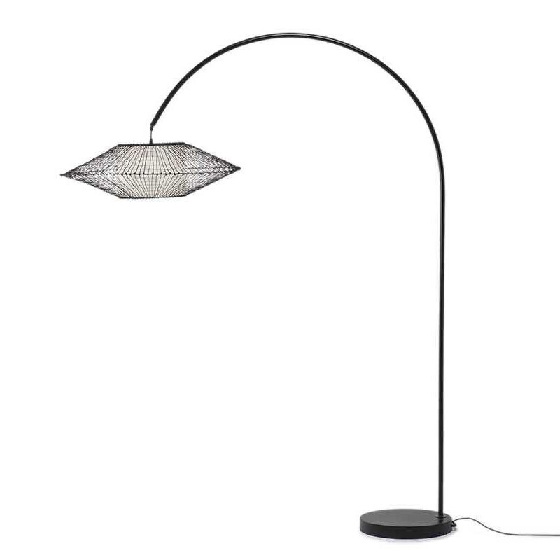 Kai Arc Floor - Kenneth Cobonpue | Arching Floor Lights - USA & Canada