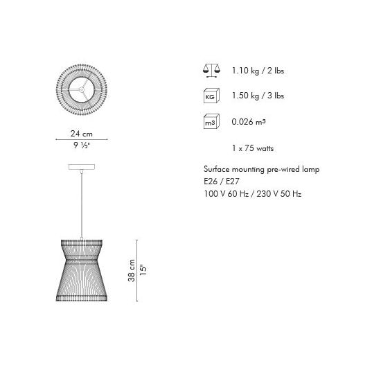 Kai Hara Suspension Dimensions