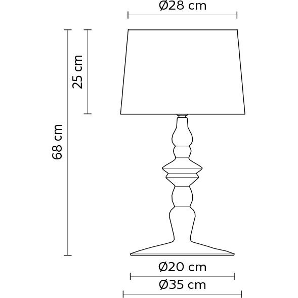 Alì E Babà Table Dimensions