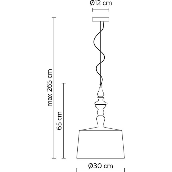 Alì E Babà Wide Suspension Dimensions