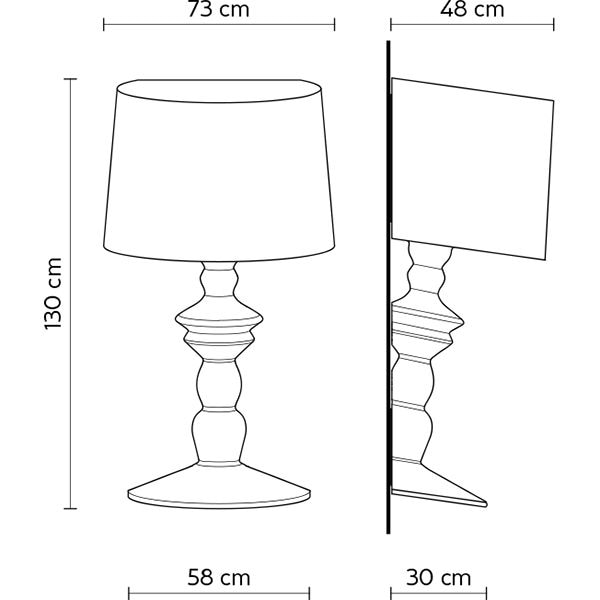 Alibabig Floor/Wall Dimensions