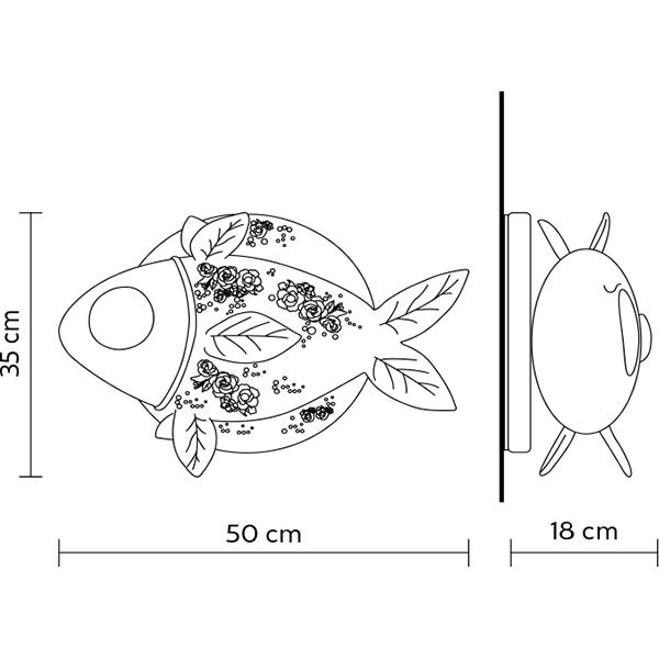 Aprile Wall Dimensions