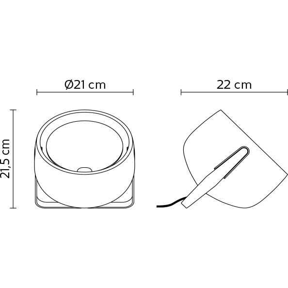 Bag Smooth Table/Floor Dimensions