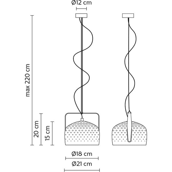 Bag Textured Suspension Dimensions