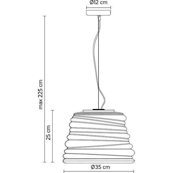 Bibendum Large Suspension Dimensions