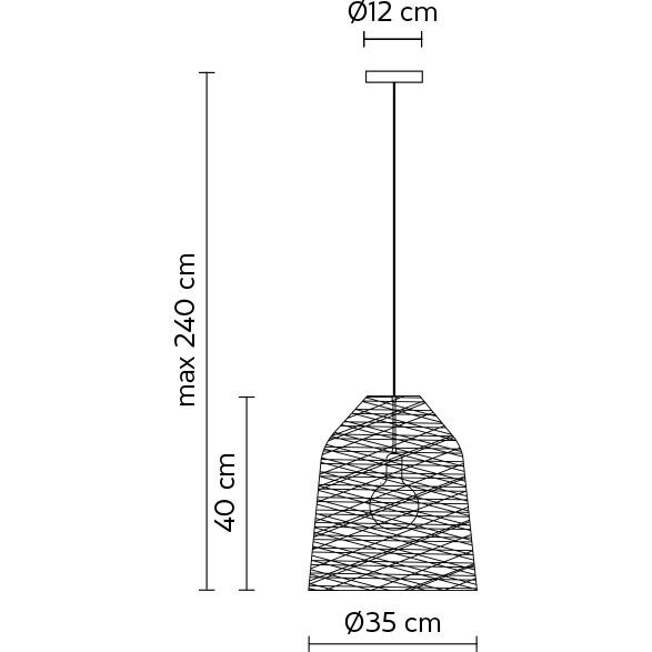 Black Out Suspension Dimensions
