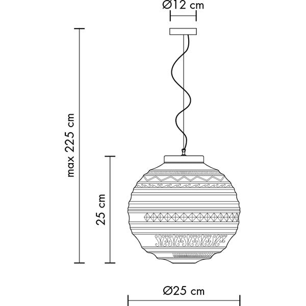 Braille Suspension Dimensions