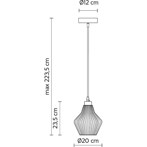 Ceraunavolta Shape L Suspension Dimensions