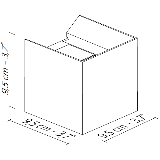 Cobu Outdoor Wall Dimensions