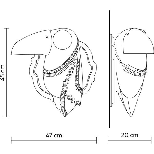 Cubano Wall Dimensions