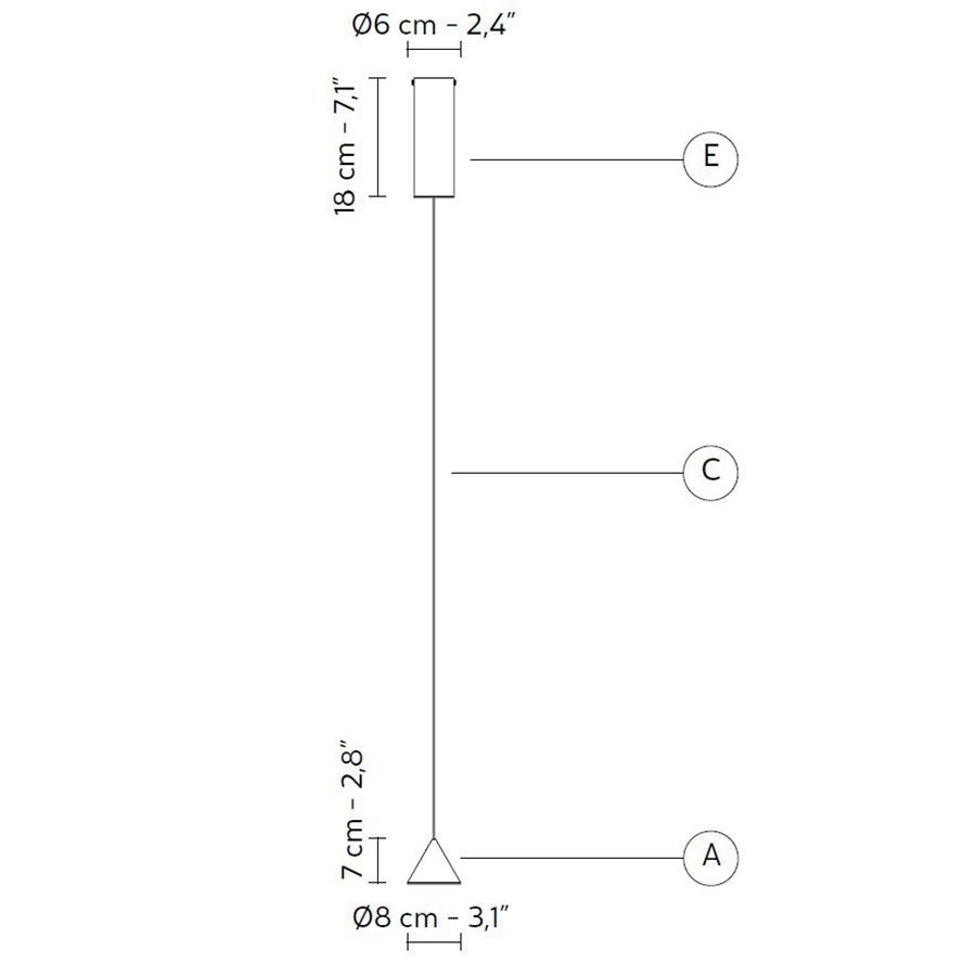 Filomena Suspension Dimensions