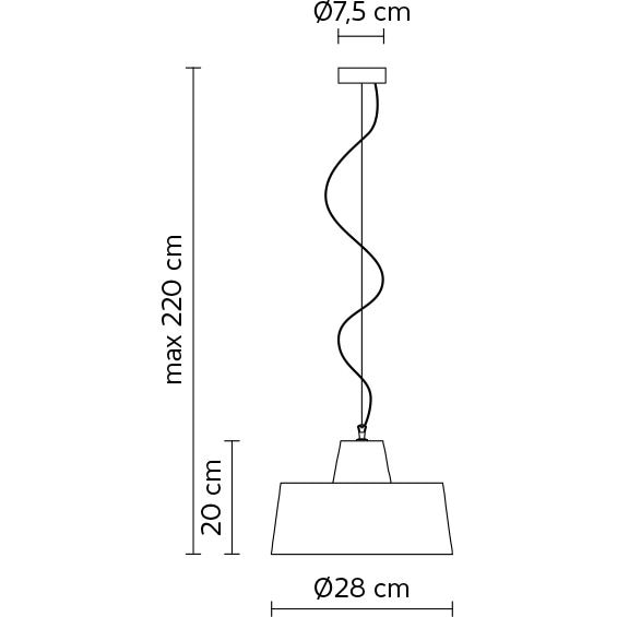 Gangster Large Suspension Dimensions