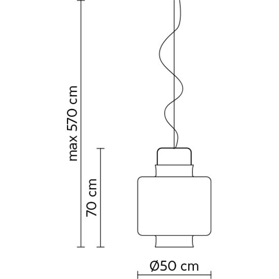 Kimono Short Outdoor Suspension Dimensions