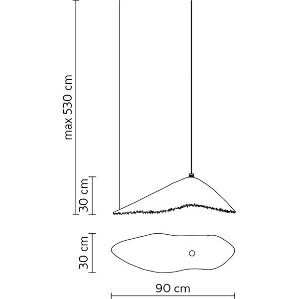 Moby Dick Outdoor Suspension Dimensions