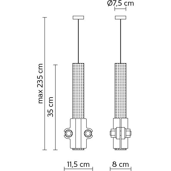 Nando Large Suspension Dimensions