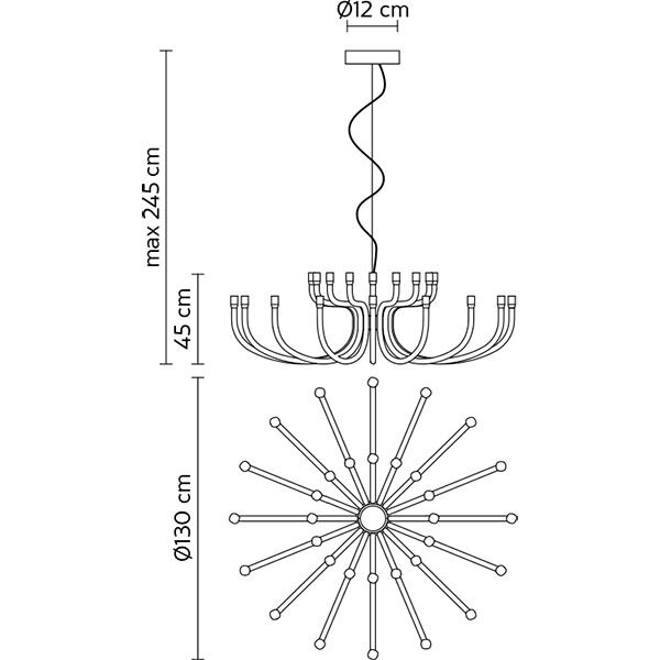 Snoob Large Suspension Dimensions