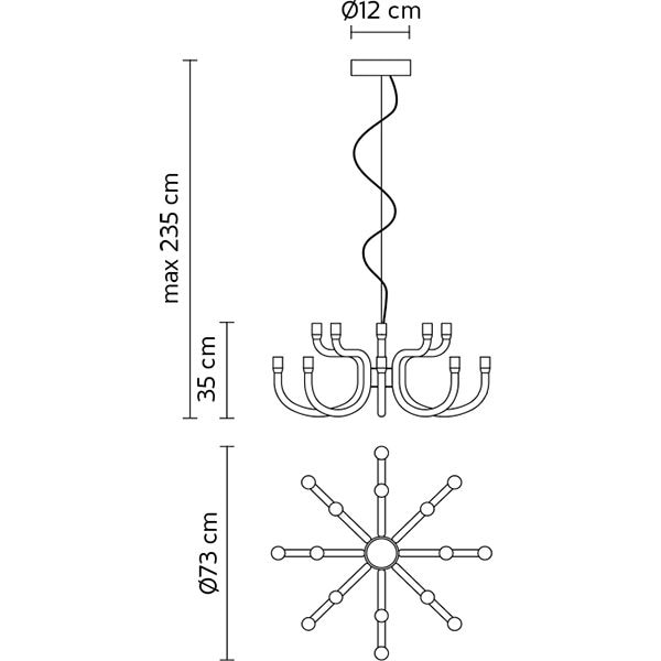 Snoob Small Suspension Dimensions